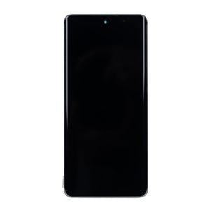 Ecrã e digitalizador Oppo Reno 10 com moldura cinza prateado OEM