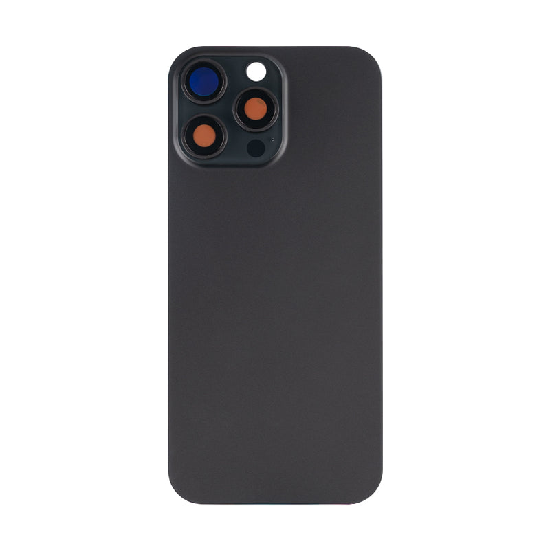 For Apple 16 Pro Max, vidro traseiro sem NFC, moldura da câmara ampliada, titânio preto compatível