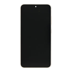 Samsung Galaxy S23 S911B Ecrã e digitalizador com moldura Pacote de serviço de creme