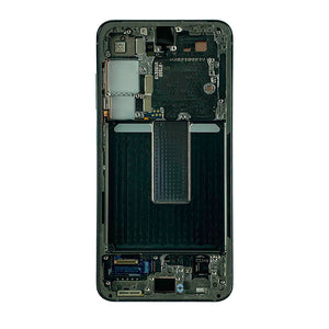 Samsung Galaxy S23 S911B Ecrã e digitalizador com moldura Pacote de assistência verde