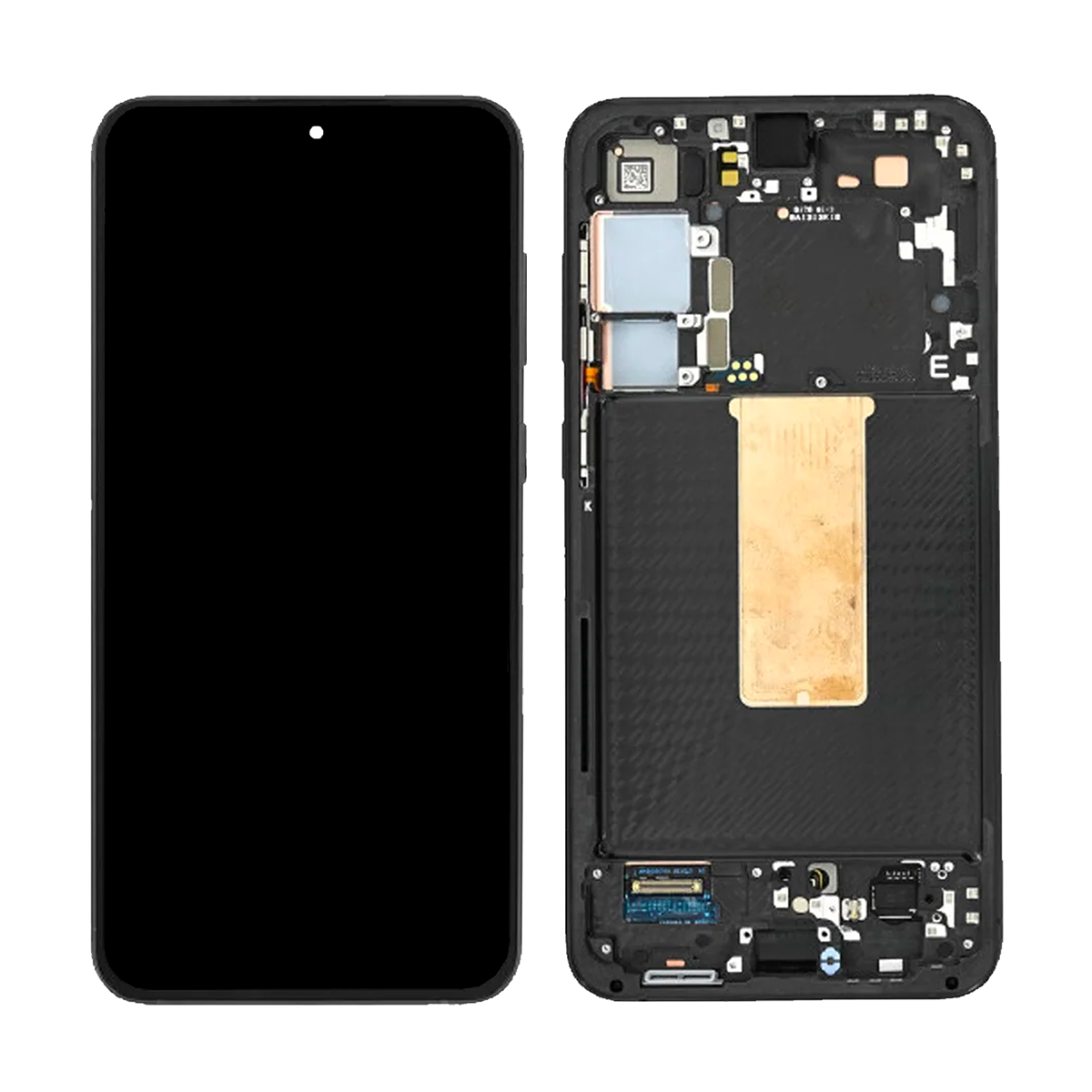 Samsung Galaxy S23 Plus S916B Ecrã e digitalizador com moldura Preto Fantasma Service Pack