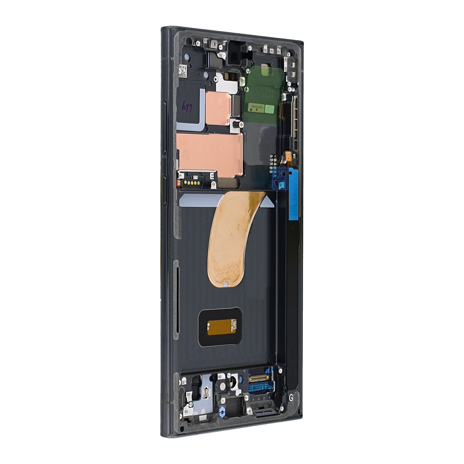 Samsung Galaxy S23 Ultra S918B Ecrã e digitalizador com moldura Pacote de assistência verde