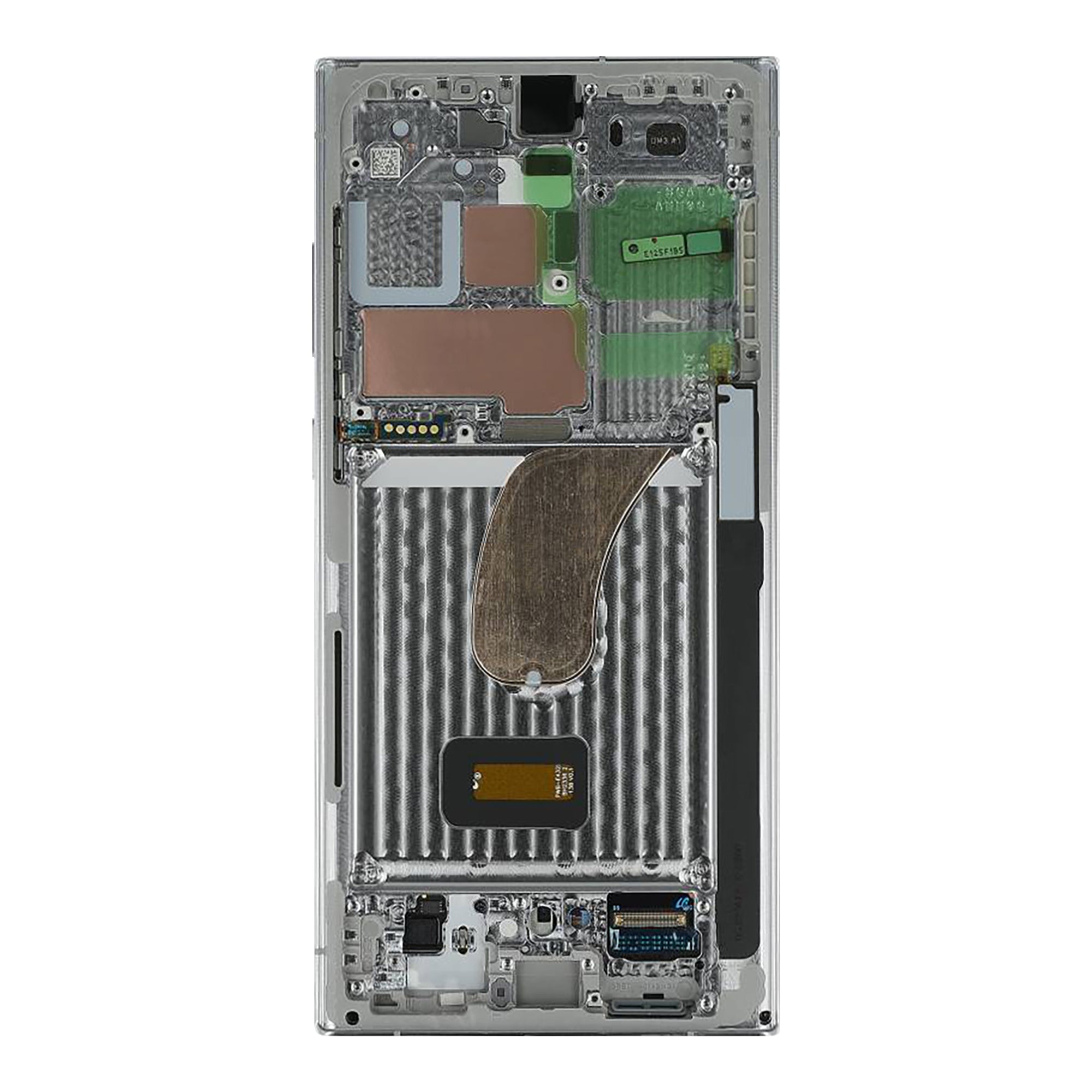 Samsung Galaxy S23 Ultra S918B Ecrã e digitalizador com moldura Lime, azul celeste Service Pack