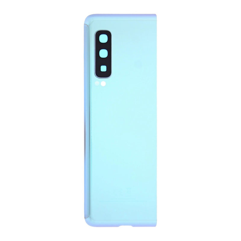 Capa traseira Samsung Galaxy Fold 5G F907B com espaço para lente prateada OEM