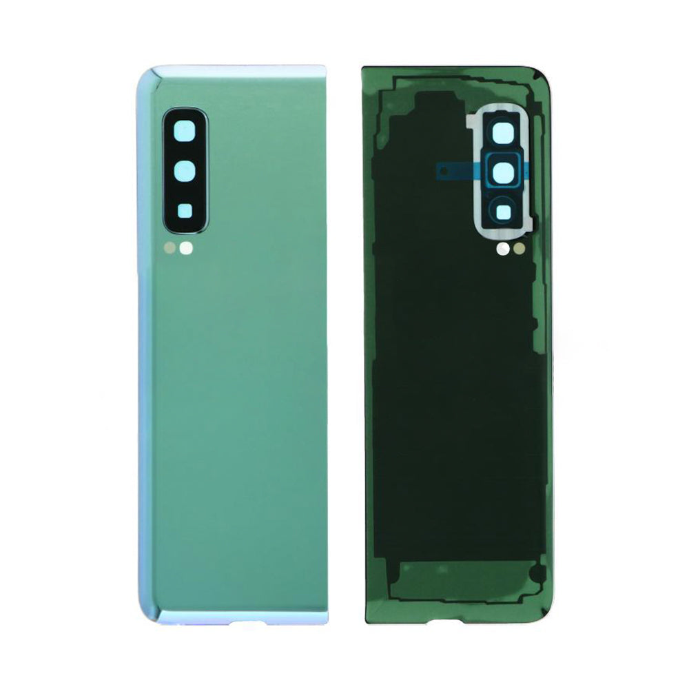 Capa traseira Samsung Galaxy Fold 5G F907B com espaço para lente prateada OEM