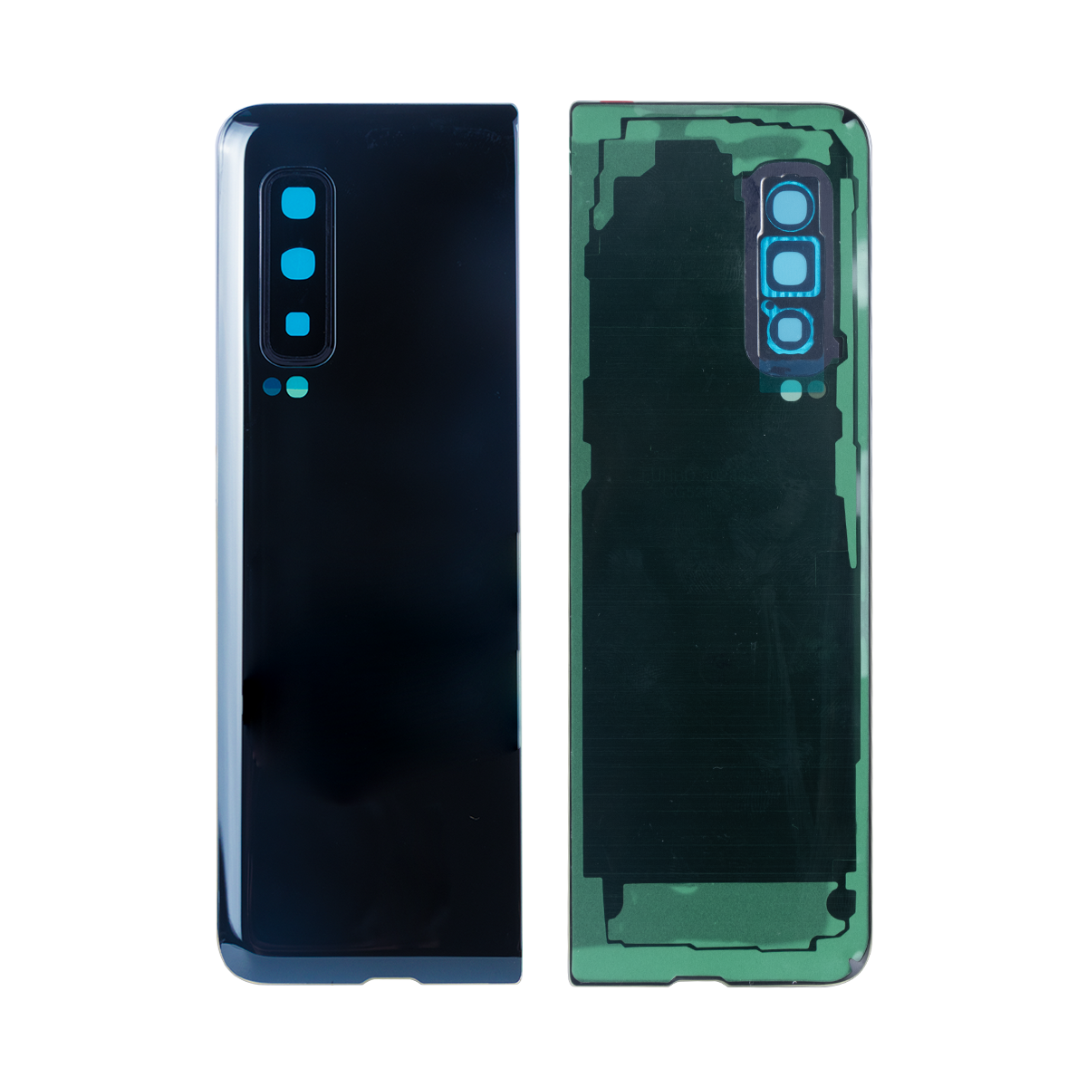 Capa traseira Samsung Galaxy Fold F900F com lente Astro Blue OEM