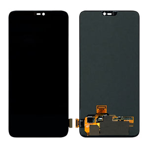 Ecrã e digitalizador OnePlus 6 sem moldura, preto, Refurbished