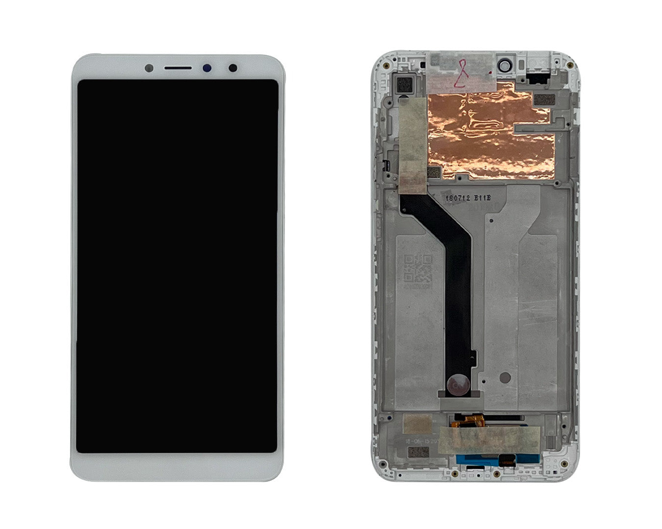 Xiaomi Redmi S2 Ecrã e digitalizador com moldura OEM branco