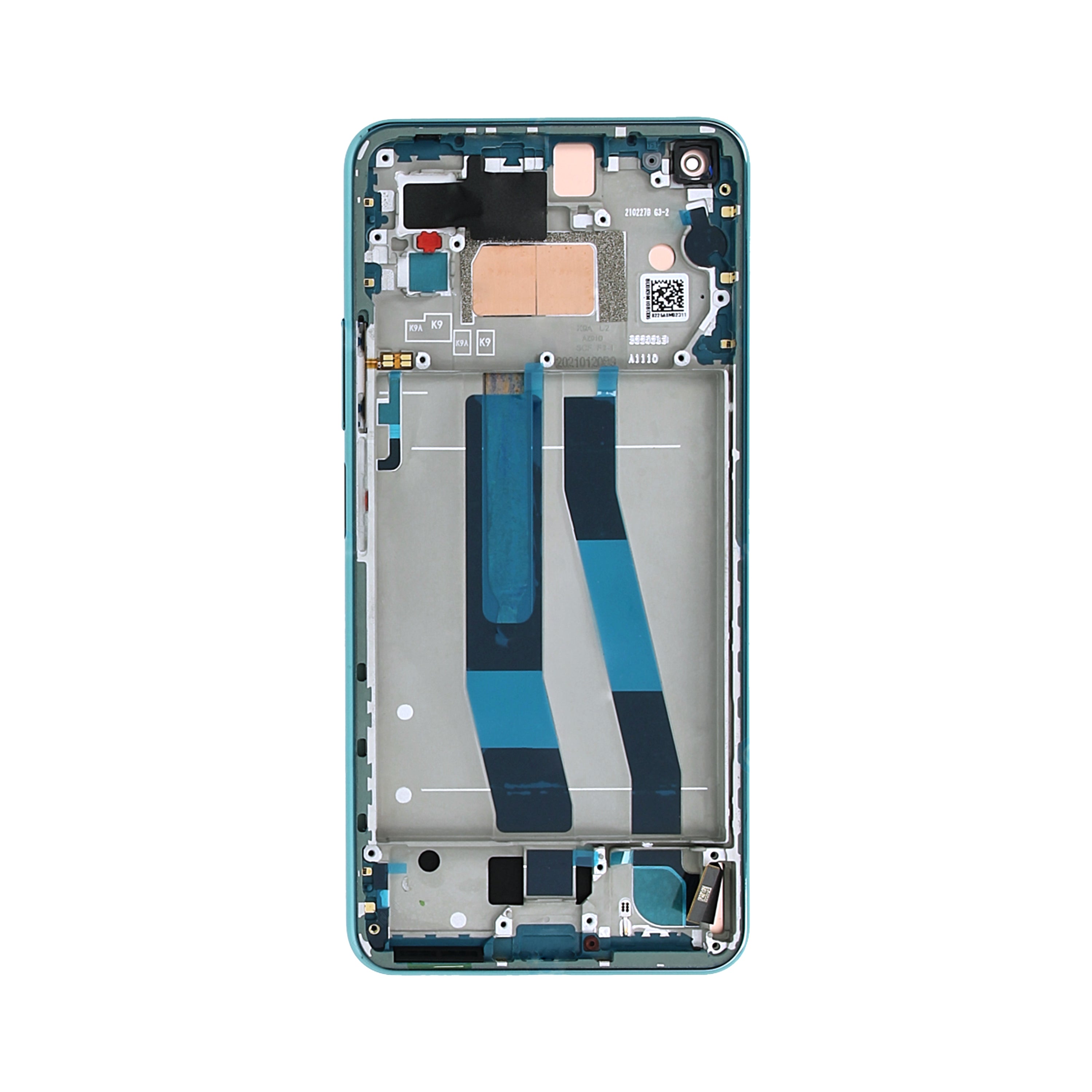 Ecrã e digitalizador Xiaomi Mi 11 Lite 5G NE com moldura Bubblegum Blue OEM