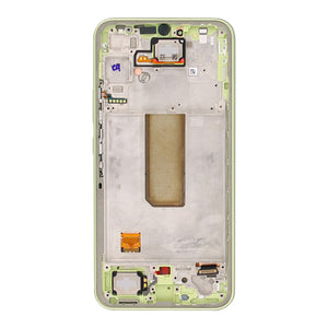 Samsung Galaxy A34 5G A346B Ecrã e digitalizador com moldura Lime Service Pack