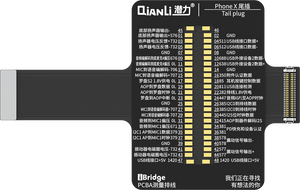 Kit de teste de cabos QIANLI iBridge ToolPlus PCBA For Apple X