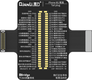 Kit de teste de cabos QIANLI iBridge ToolPlus PCBA For Apple 8G/4.7