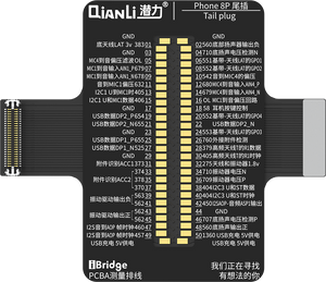Kit de teste de cabos QIANLI iBridge ToolPlus PCBA For Apple 8G/5.5