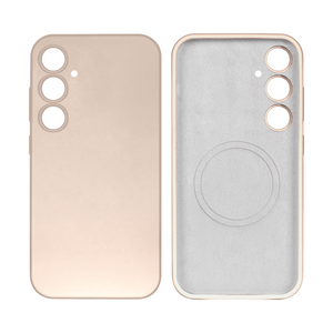 Rixus Soft TPU Phone Case With MagSafe Compatible For Samsung Galaxy S24 Plus Gold