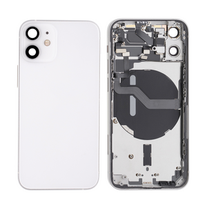 For Apple 12 Mini Carcaça com peças pequenas Branco OEM