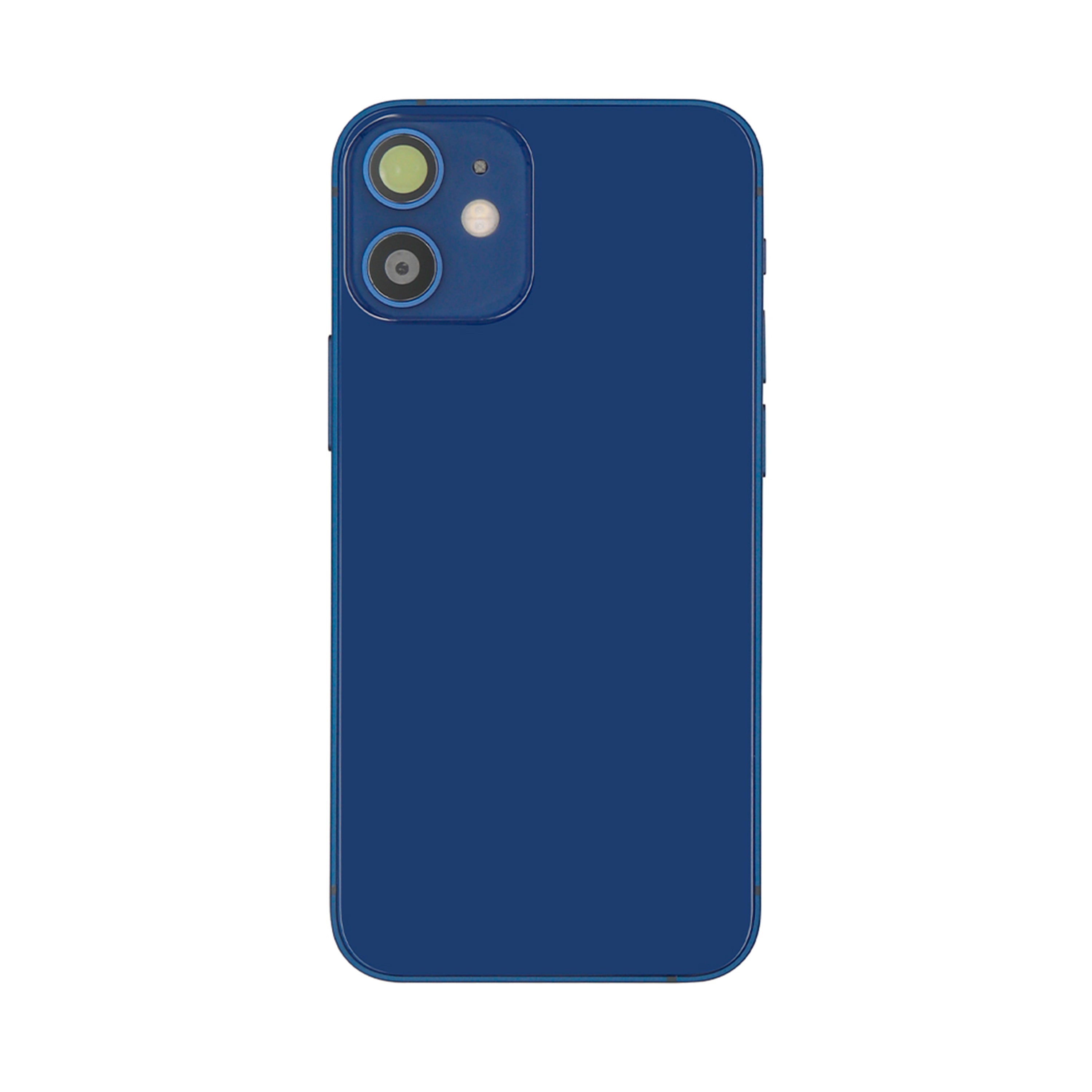 For Apple 12 Mini Carcaça com peças pequenas Azul OEM