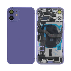 For Apple 12 Mini Carcaça com peças pequenas Roxo OEM