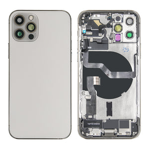 For Apple 12 Pro Carcaça com peças pequenas Ouro OEM