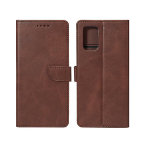 Estante de livros Rixus para Samsung Galaxy A72 4G Castanho
