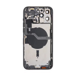 For Apple 12 Pro Max Carcaça com peças pequenas Azul Pacífico OEM