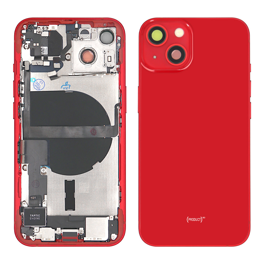 For Apple 13 Carcaça com peças pequenas Vermelho OEM