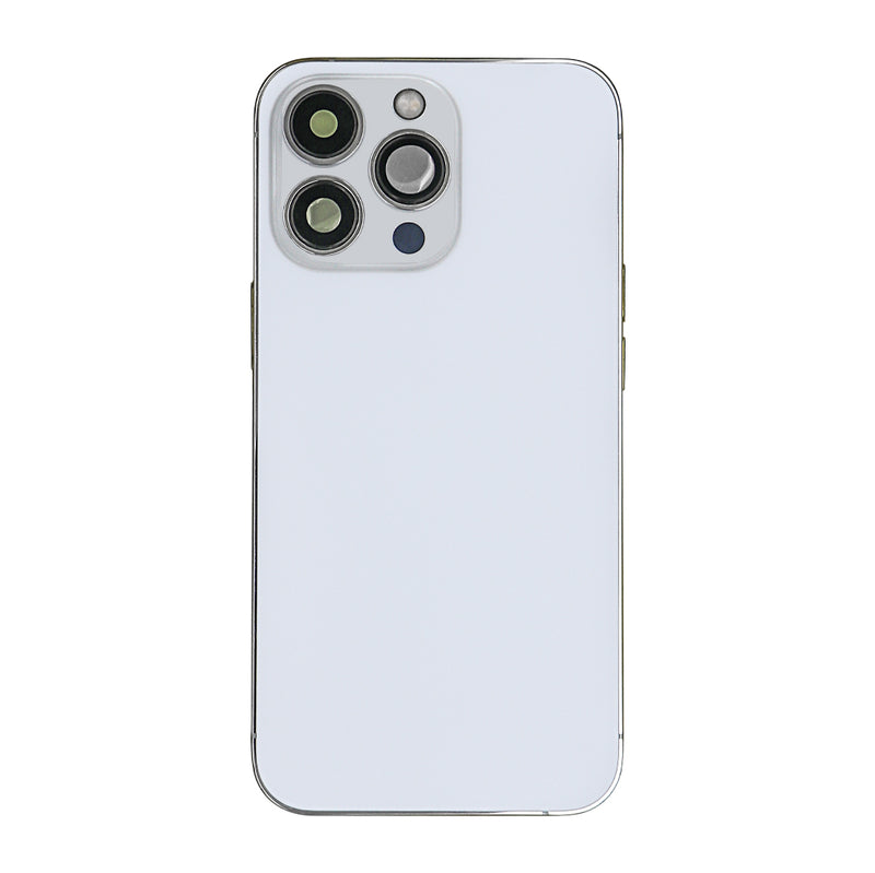 For Apple 13 Pro Carcaça com peças pequenas Prateado OEM