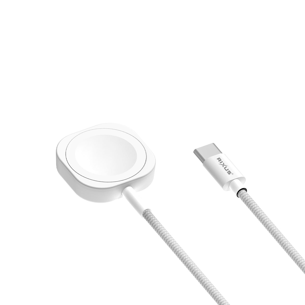 Cabo de carregamento rápido para relógio magnético Rixus RXUC19 1m Branco