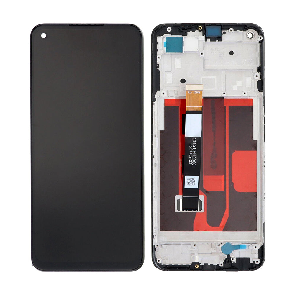 Realme 8 5G, Narzo 30 5G Ecrã e digitalizador com moldura preta OEM