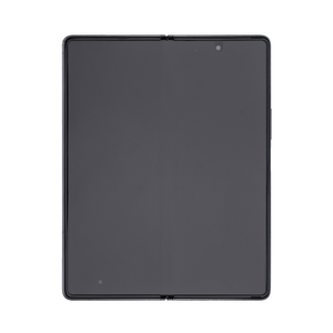 Samsung Galaxy Z Fold2 5G F916B Ecrã principal e digitalizador com moldura Mystic Black com dobradiça prateada Pacote de serviço
