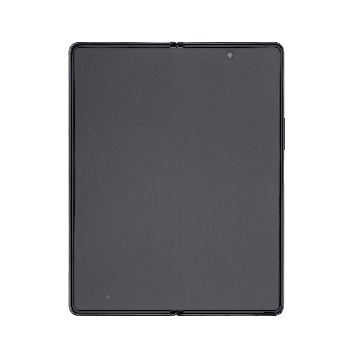 Samsung Galaxy Z Fold2 5G F916B Ecrã principal e digitalizador com moldura Mystic Black com dobradiça vermelha Pacote de manutenção