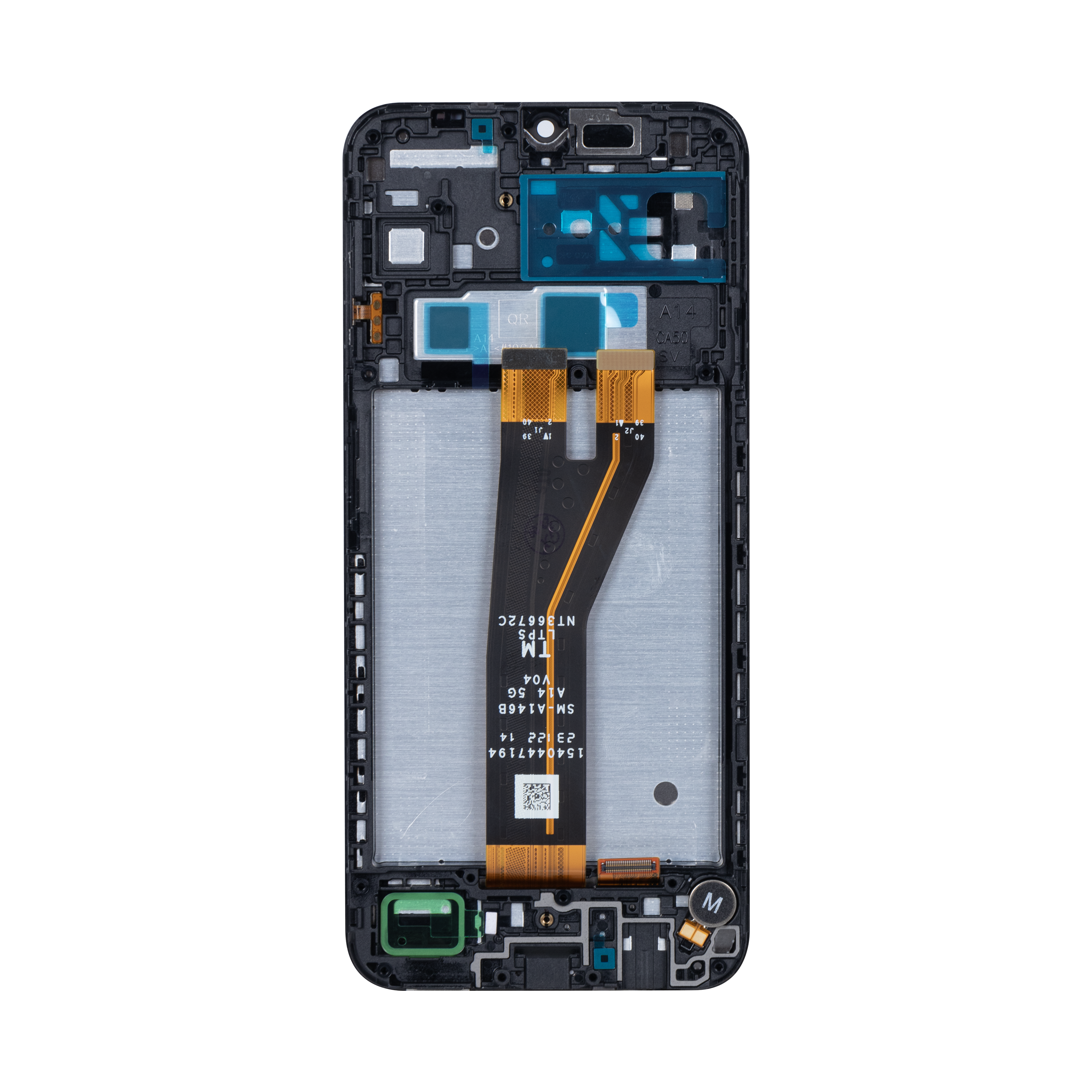 Samsung Galaxy A14 5G A146B Ecrã e digitalizador com moldura Preto Service Pack