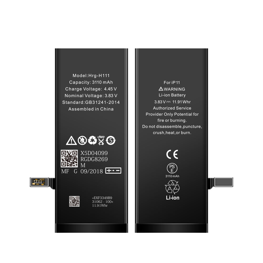 For Apple bateria For Apple 11 com chip TI OEM