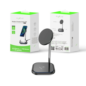 Suporte de carregamento magnético sem fios Rixus RXWC55 15W Preto
