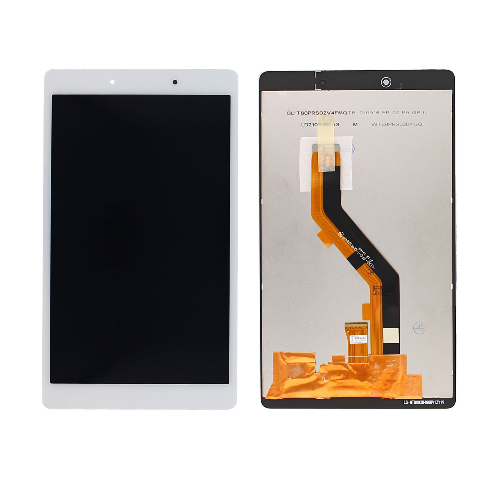 Samsung Galaxy Tab A 8.0 (2019) T290 WiFi Display e Digitizador sem moldura Branco Refurbished
