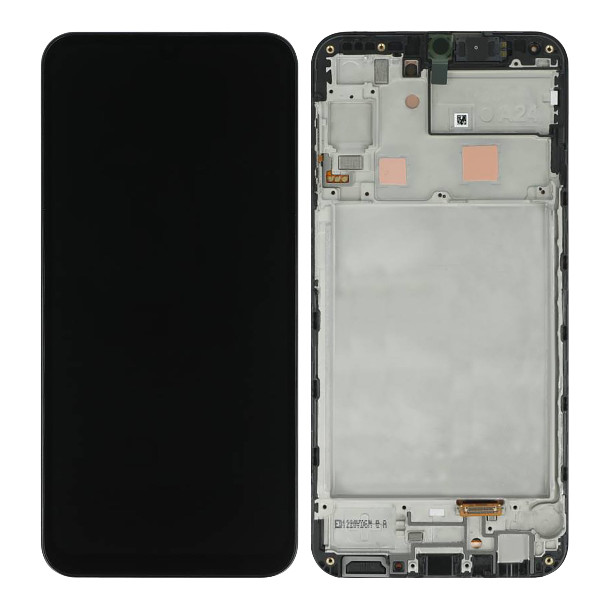 Samsung Galaxy A24 4G A245F Ecrã e digitalizador com moldura Preto Service Pack