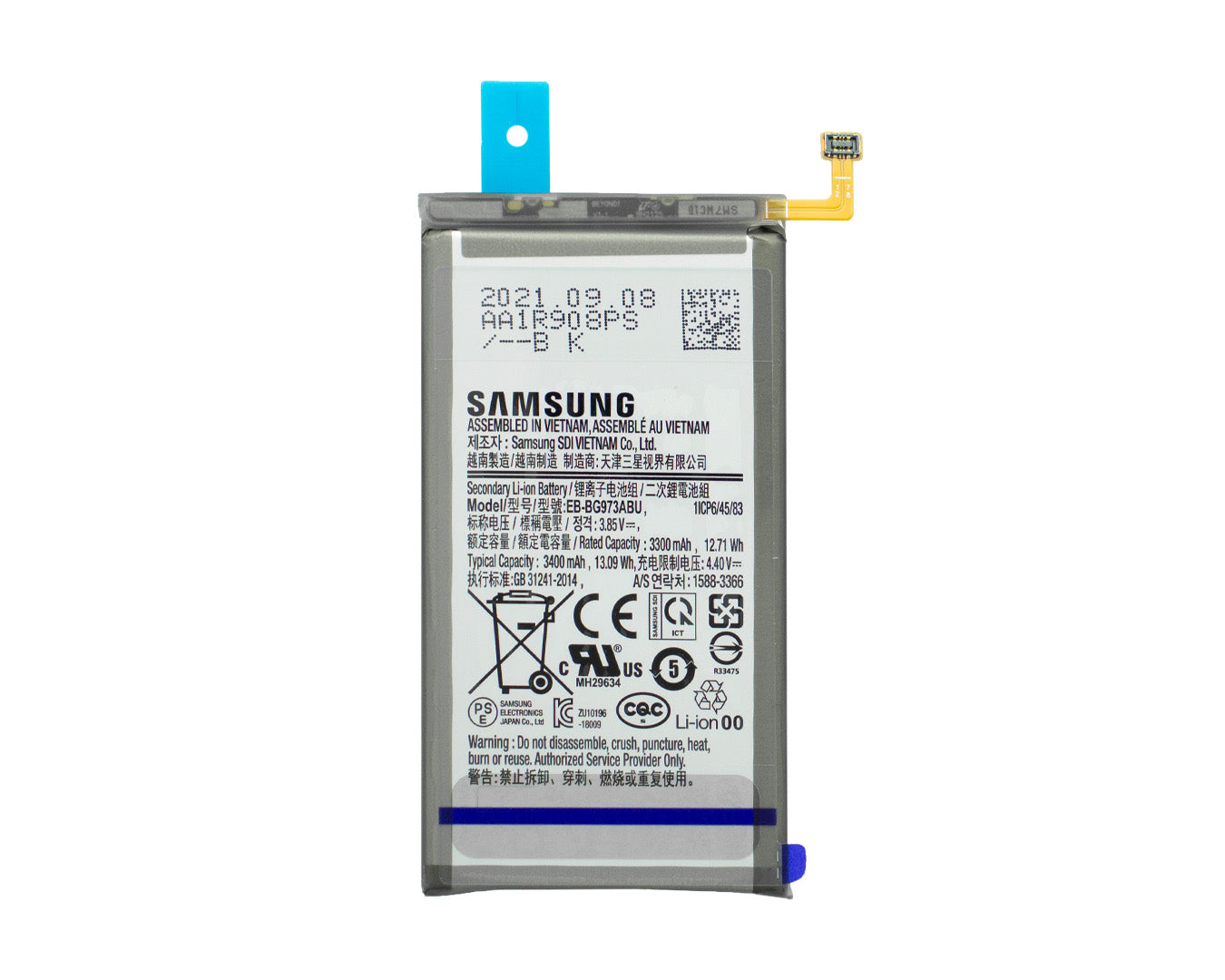 Bateria Samsung Galaxy S10 G973F EB-BG973ABU Original
