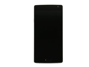 Ecrã e digitalizador OnePlus Two com moldura preta OEM