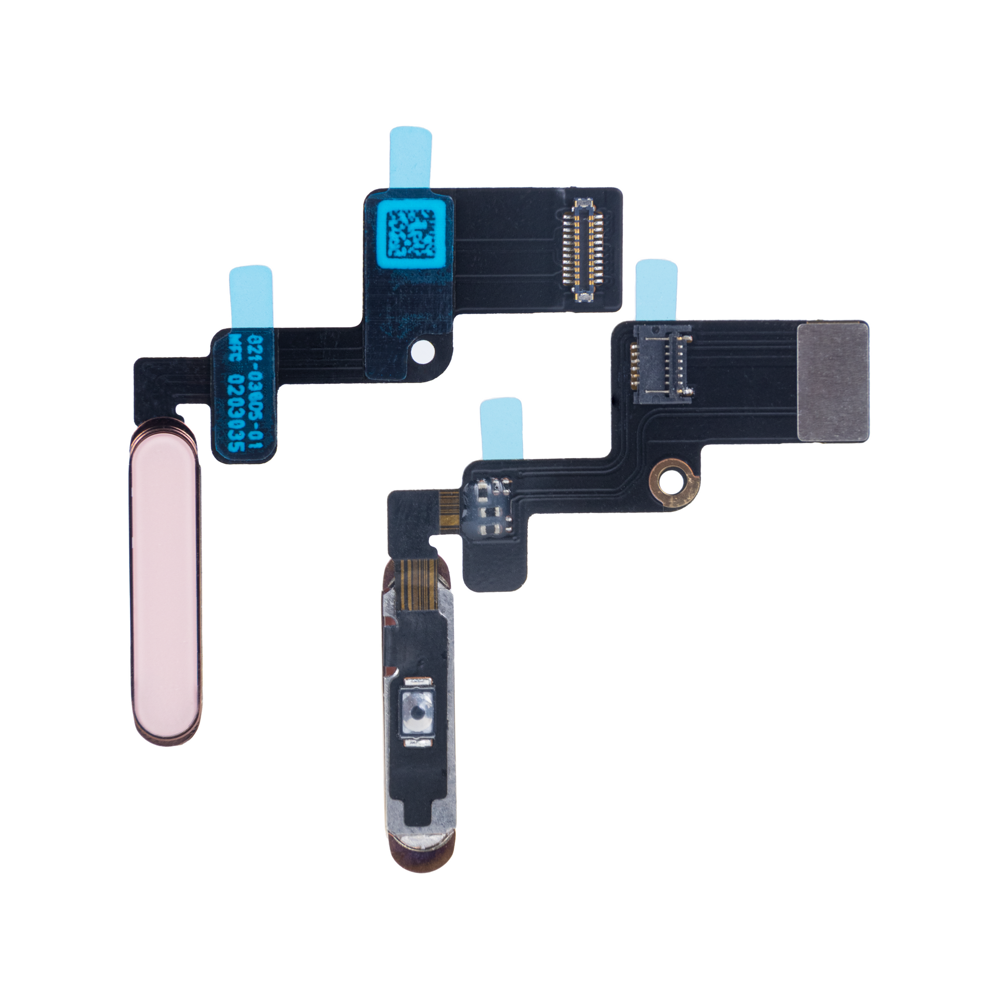For Apple Air 4 10,9 polegadas (2020) Power Flex Rose Gold Pulled