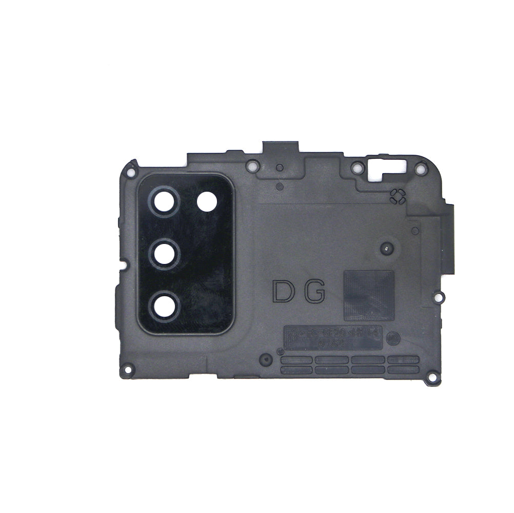 Capa traseira Samsung Galaxy A03s A037F com lente azul OEM