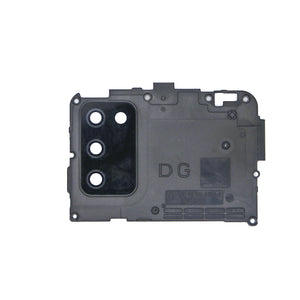 Capa traseira Samsung Galaxy A03s A037F com lente azul OEM