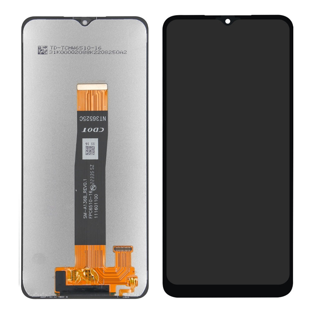 Samsung Galaxy A13 5G A136B Ecrã e digitalizador sem moldura Preto OEM
