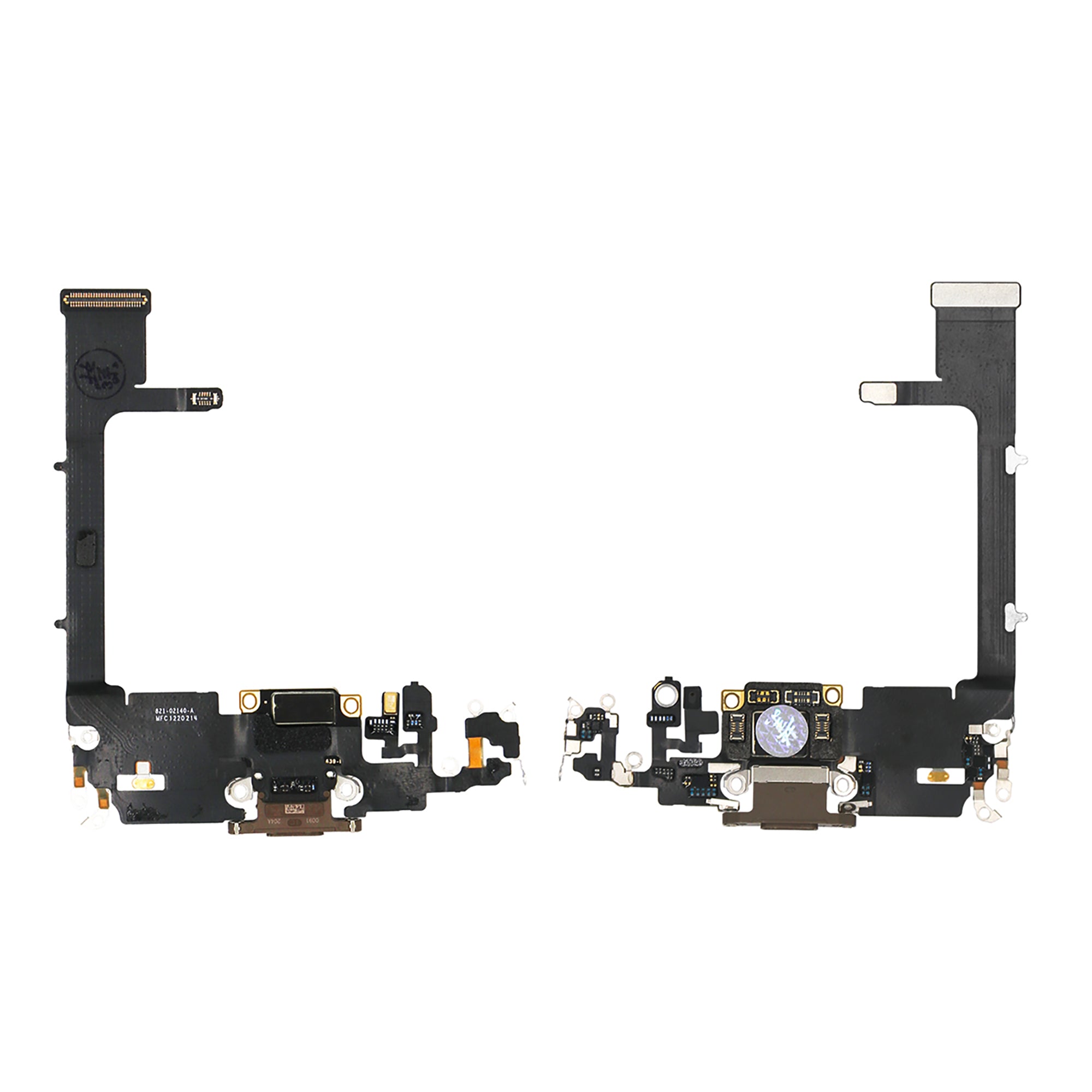 For Apple iPhone 11 Pro Sistema de carregamento Flex Dourado Puxado
