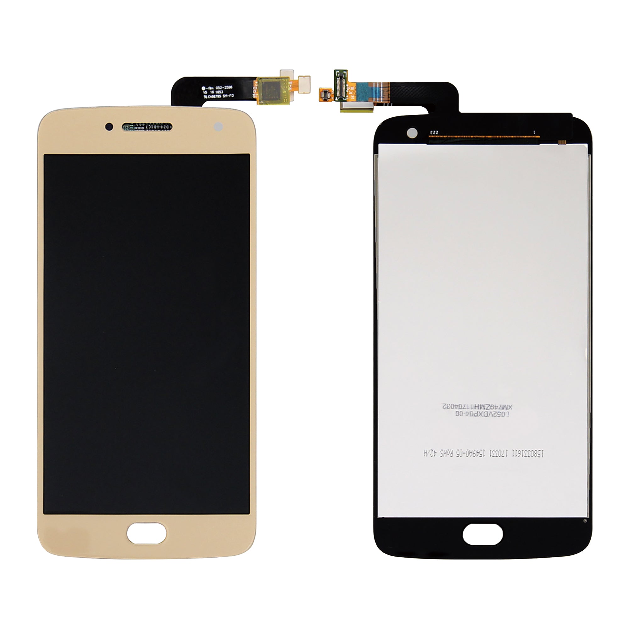 Motorola Moto G5 Plus Ecrã e digitalizador sem moldura dourado OEM