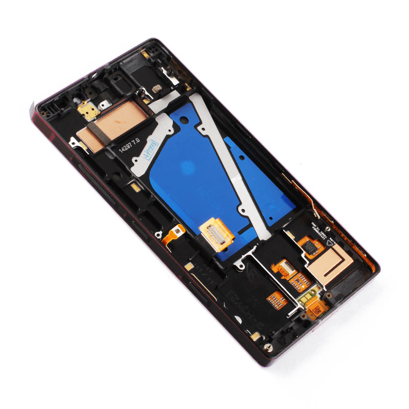 Ecrã e digitalizador Nokia Lumia 930 com moldura prateada Service Pack