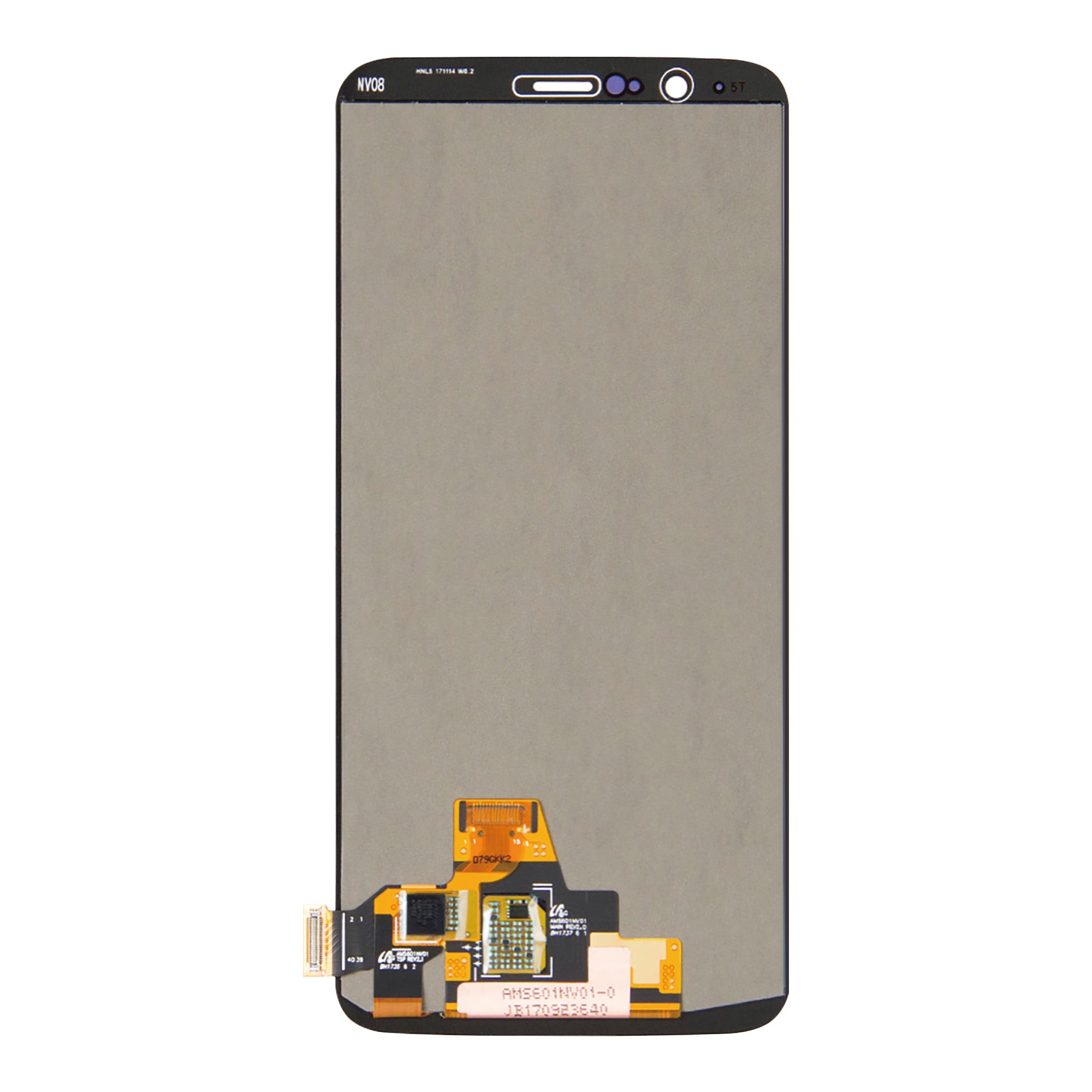 Ecrã e digitalizador OnePlus 5T sem moldura, preto, Refurbished