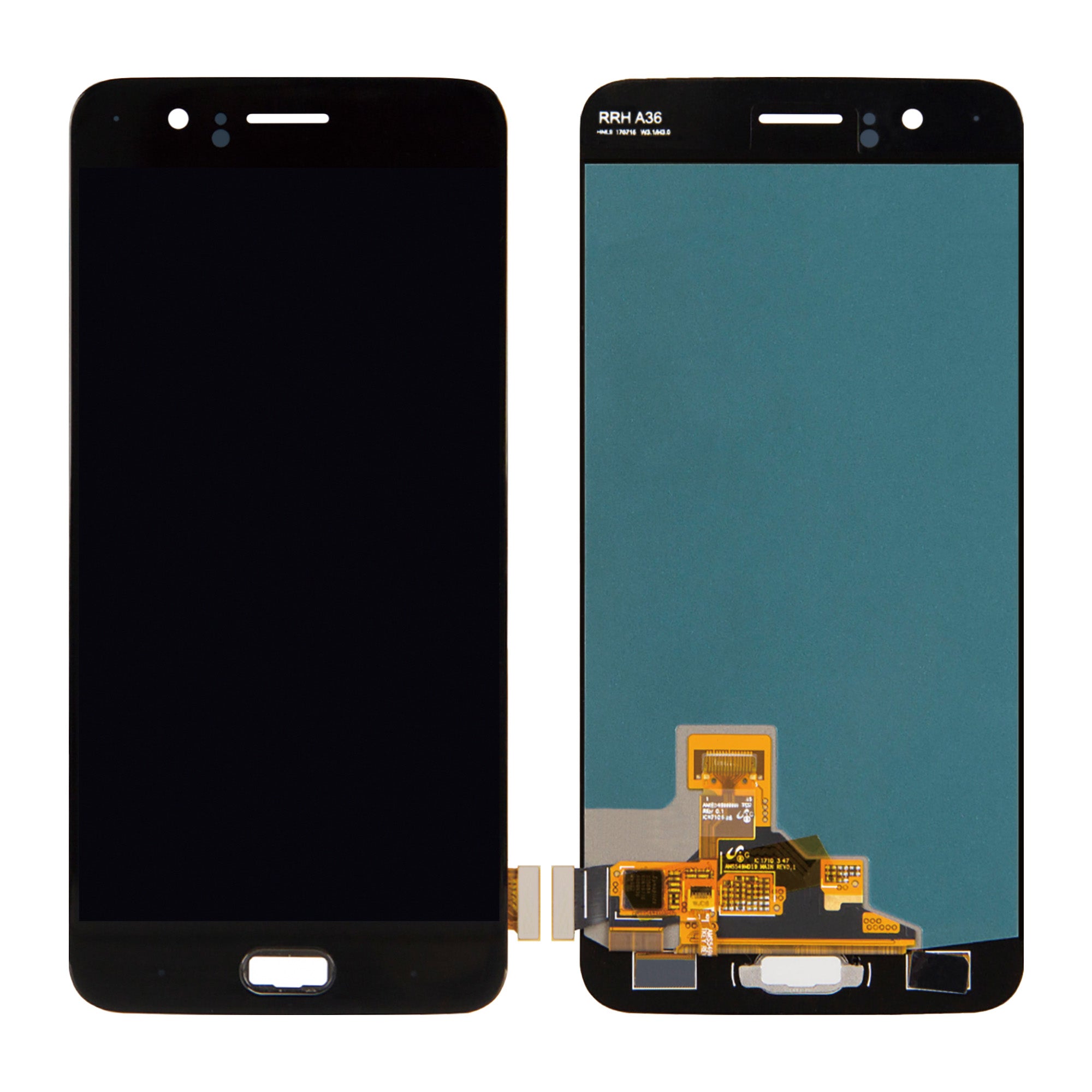Ecrã e digitalizador OnePlus 5 sem moldura, preto, Refurbished