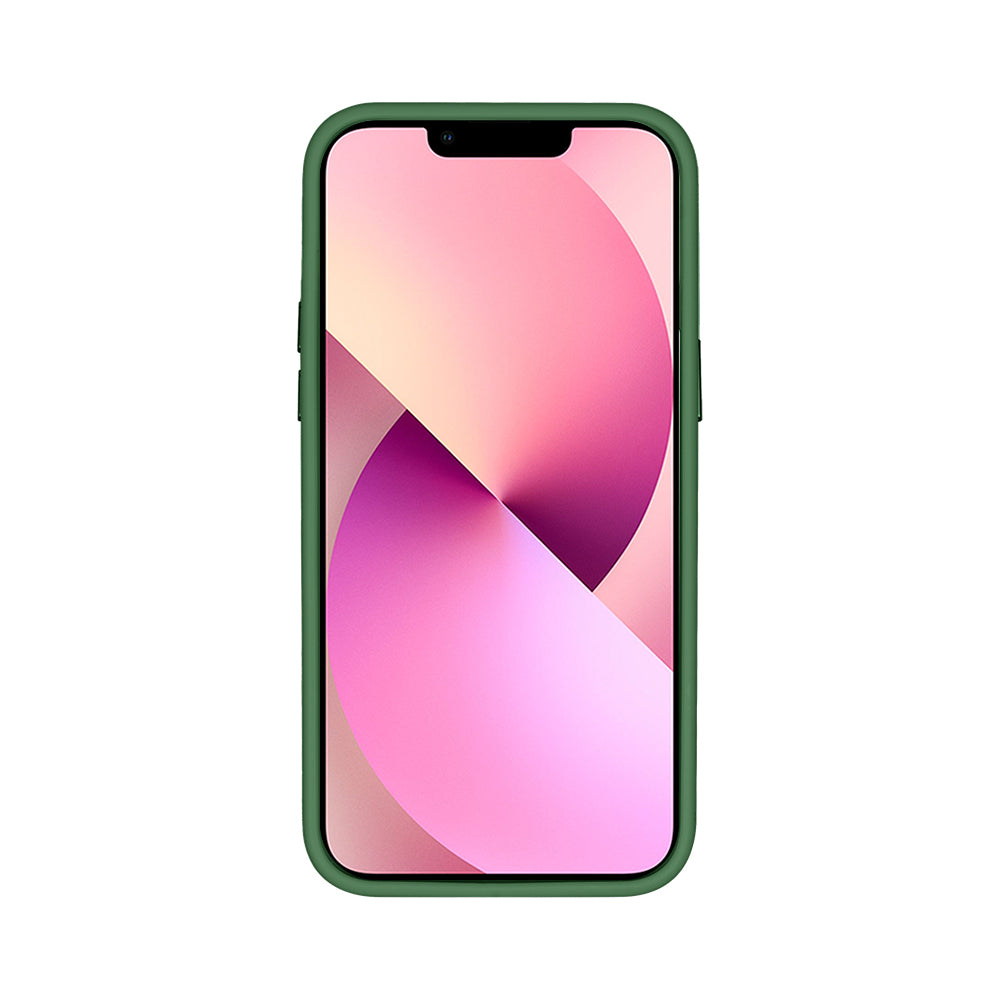 Rixus Classic 03 Case With MagSafe Compatible For Apple iPhone 12 Pro Max Dark Green