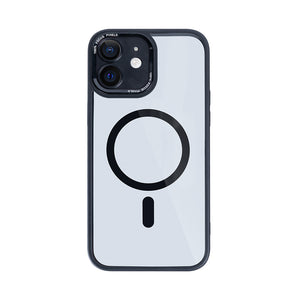 Rixus Classic 04 Case With MagSafe Compatible For Apple iPhone 11 Black