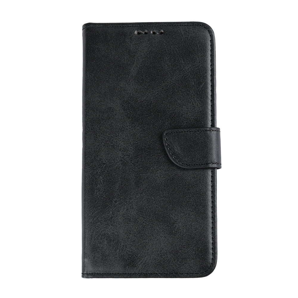 Rixus Bookcase For Apple iPhone 16e, 17e Black