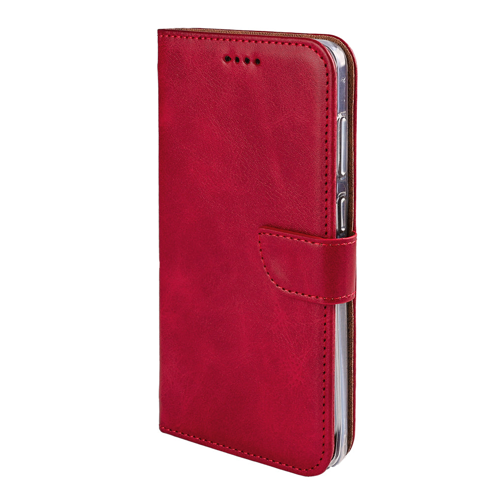 Estante Rixus para Samsung Galaxy S25 Edge Vermelho Escuro